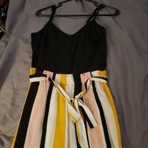 Wide legged play suit